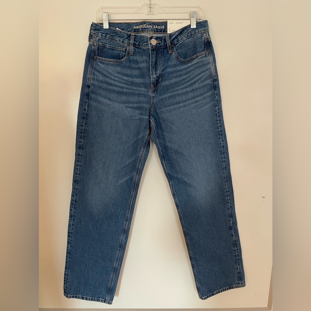 American Eagle Straight 90s Jeans, Size 8, New With Tags